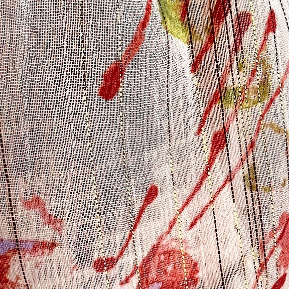 PAIGE KALANI FLORAL MIDI AFTERGLOW DRESS - Picture 11 of 13